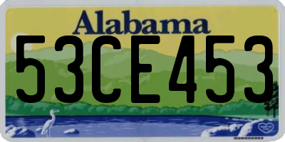 AL license plate 53CE453