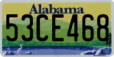 AL license plate 53CE468