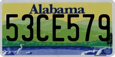 AL license plate 53CE579