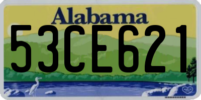 AL license plate 53CE621