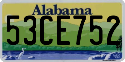 AL license plate 53CE752