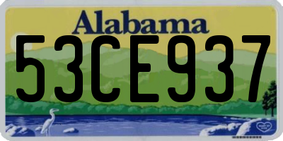 AL license plate 53CE937