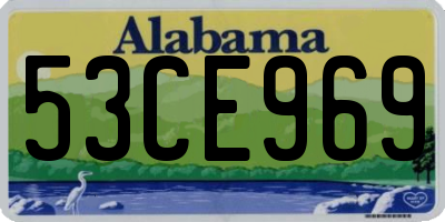 AL license plate 53CE969