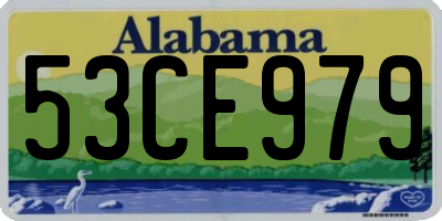 AL license plate 53CE979