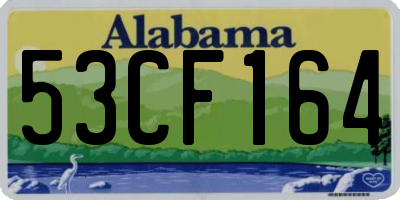 AL license plate 53CF164