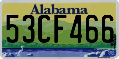 AL license plate 53CF466