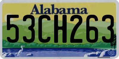 AL license plate 53CH263