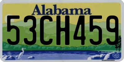 AL license plate 53CH459