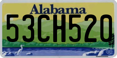 AL license plate 53CH520
