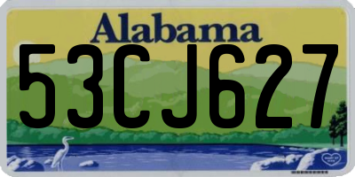 AL license plate 53CJ627