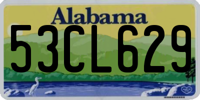AL license plate 53CL629