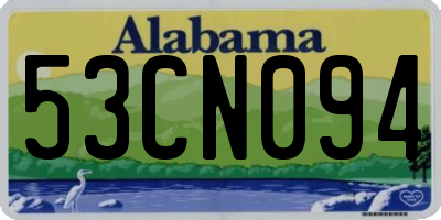AL license plate 53CN094