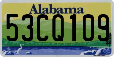 AL license plate 53CQ109