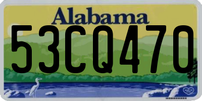 AL license plate 53CQ470