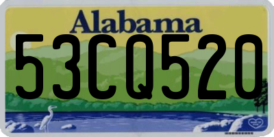 AL license plate 53CQ520