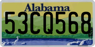 AL license plate 53CQ568