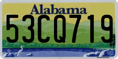 AL license plate 53CQ719