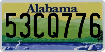 AL license plate 53CQ776