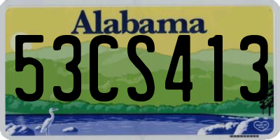 AL license plate 53CS413