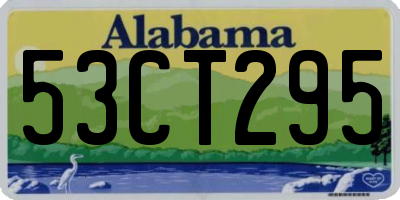 AL license plate 53CT295
