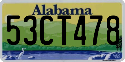 AL license plate 53CT478