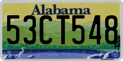 AL license plate 53CT548