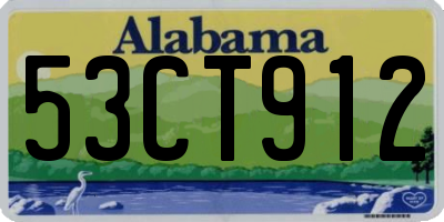 AL license plate 53CT912
