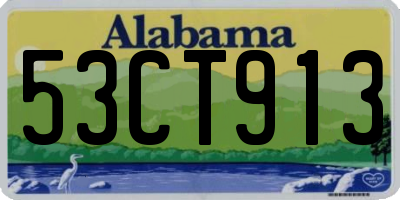 AL license plate 53CT913