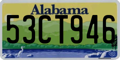 AL license plate 53CT946