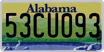 AL license plate 53CU093