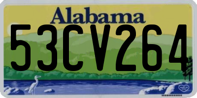 AL license plate 53CV264