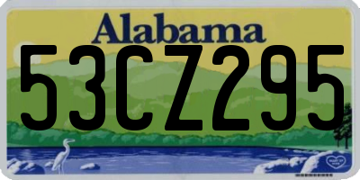 AL license plate 53CZ295