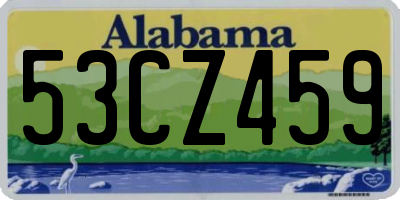 AL license plate 53CZ459