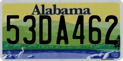 AL license plate 53DA462