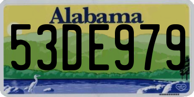 AL license plate 53DE979