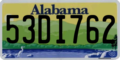 AL license plate 53DI762
