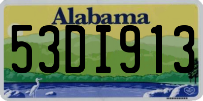 AL license plate 53DI913