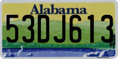 AL license plate 53DJ613