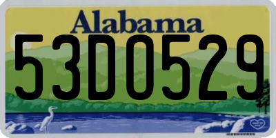 AL license plate 53DO529