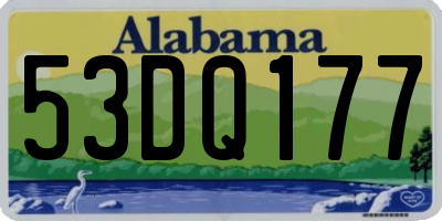 AL license plate 53DQ177