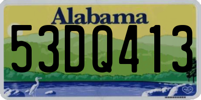 AL license plate 53DQ413