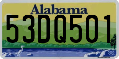 AL license plate 53DQ501