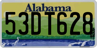AL license plate 53DT628