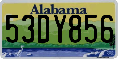 AL license plate 53DY856