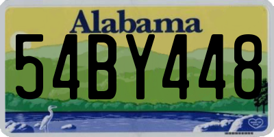AL license plate 54BY448