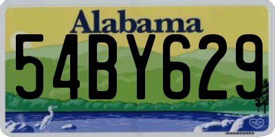 AL license plate 54BY629