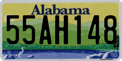 AL license plate 55AH148