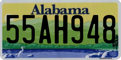 AL license plate 55AH948