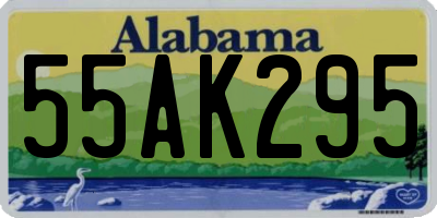 AL license plate 55AK295