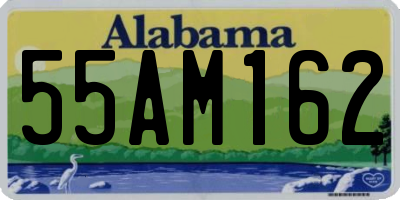 AL license plate 55AM162